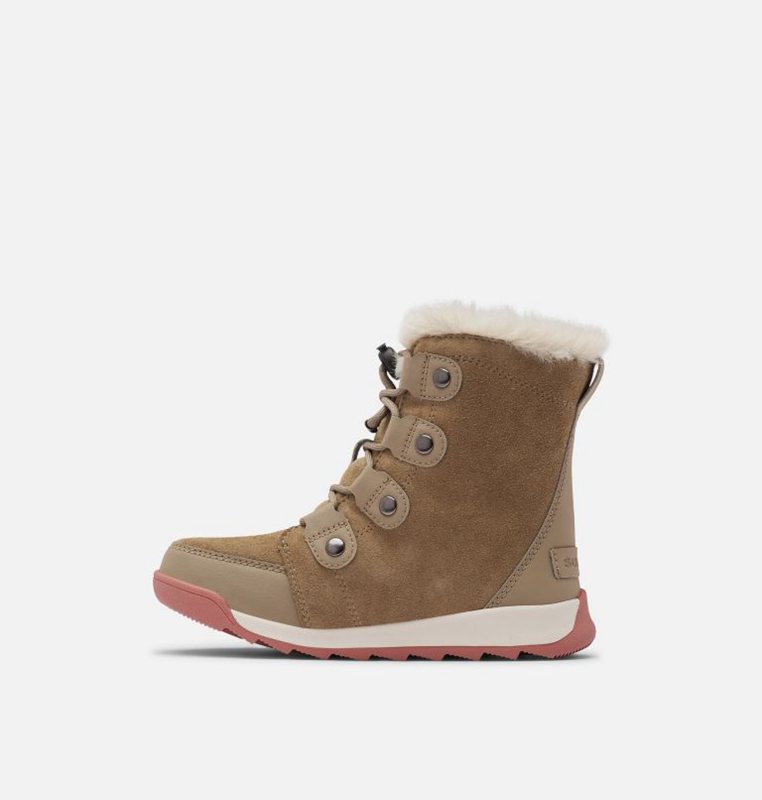 Kids Snow Boots Khaki - Sorel Youth Whitney™ II Suede - 916857-SYA